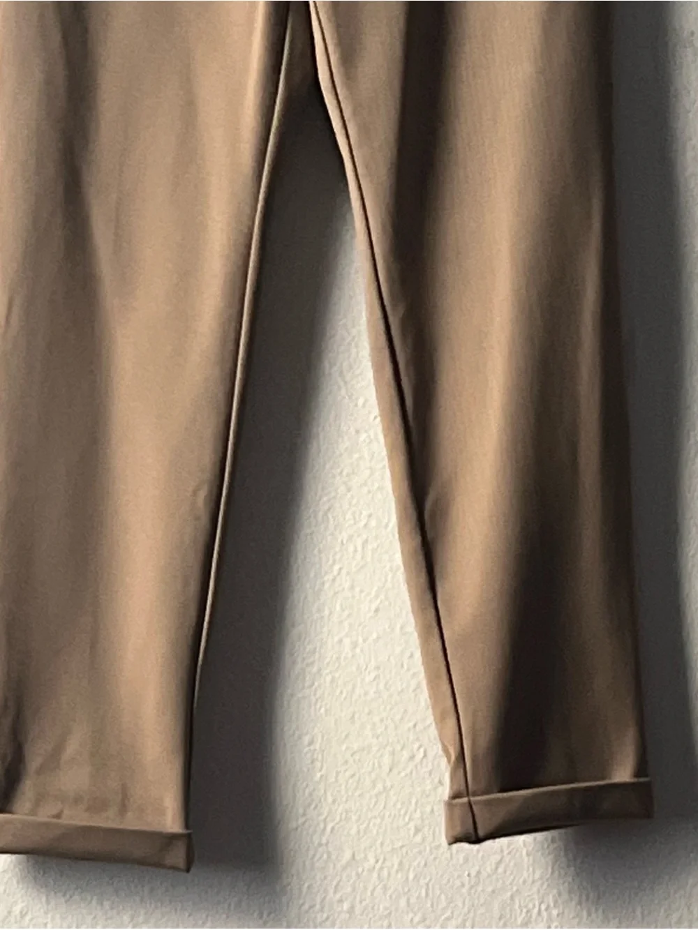 Zara Slim Straight Khaki Chinos - Light Brown, Size 30 (US)